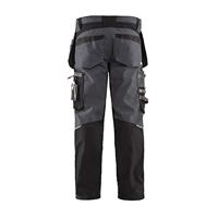 Blåkläder Werkbroek met stretchpanelen en spijkerzakken 15991343 | Donkergrijs/Zwart | Maat 48 - 7330509693124 - thumbnail