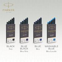 Inktpatroon parker quink uitwasbaar blauw 5 stuks - thumbnail