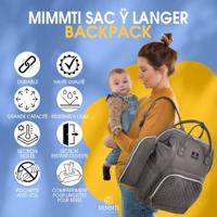 Mimmti NanaBeebi Luiertas grijs - thumbnail