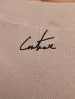 Couture Club Graphic Label Detail Cycling Korte Broek Dames Beige - Maat XS - Kleur: Zwart | Soccerfanshop - thumbnail
