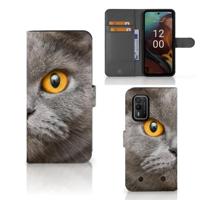 Telefoonhoesje | Met pasjeshouder | Nokia XR21 Britse Korthaar - thumbnail