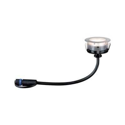 Paulmann 93953 Verlichtingssysteem Plug&Shine LED-buiteninbouwlamp (uitbreiding) LED 2 W Warmwit Zilver