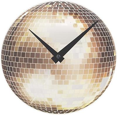 NeXtime klok 5172 little disco, ø20 cm, wall, silver