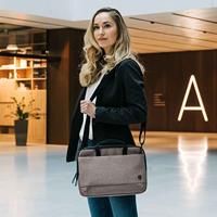 Dicota Slim Eco MOTION Laptoptas Geschikt voor max. (laptop): 39,6 cm (15,6) Lichtgrijs - thumbnail
