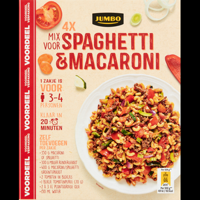 Jumbo Spaghetti & Macaroni Mix 4 x 40 g Voordeelverpakking - thumbnail