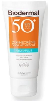Biodermal Hydraplus Zonnecrème Gezicht SPF50+ Biodermal Hydraplus Zonnecrème Gezicht SPF50+