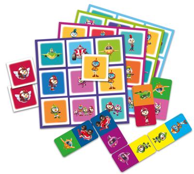 Tactic Top Wing 3-in-1 : Memo, Lotto, Domino Kaarten bij elkaar zoeken