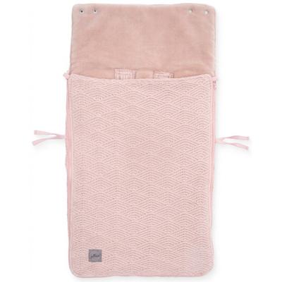 Jollein voetenzak groep 0+ 3/5 punts River knit pale pink Jollein voetenzak groep 0+ 3/5 punts River knit pale pink