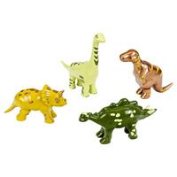 Magnetisch speelgoed - KLEIN - 4 grote dinosaurussen Grappige puzzel, 1+ - Stimuleert creativiteit en handvaardigheid! - thumbnail