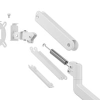 One For All Solid Dual white Monitor-tafelbeugel 33 cm (13) - 88,9 cm (35) Wit In hoogte verstelbaar, Kantelbaar en roteerbaar, Zwenkbaar - thumbnail