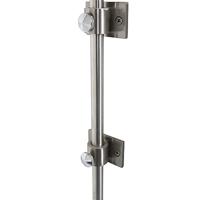 Steinhauer Wand BooglampSparkled RVS met witte kap - 8142ST - thumbnail