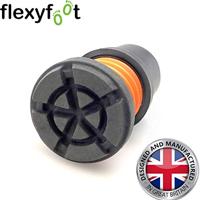 Flexyfoot stokdop | 25 mm | Wandelstokdop | Schokabsorberend | Grijs | PR30043-G - thumbnail