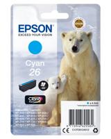 Epson Inktcartridge 26 Origineel Cyaan C 13 T 26124012 - thumbnail