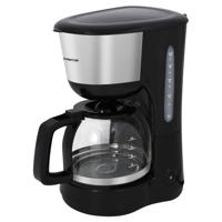 Koffiezetapparaat Inventum 1.25liter zwart met rvs - thumbnail