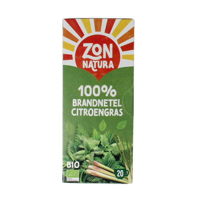 Zonnatura Brandnetel citroengras bio 20 Zakjes