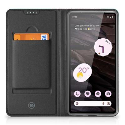 Google Pixel 8A | Bookcase | Cirkels en Vlinders Google Pixel 8A | Bookcase | Cirkels en Vlinders