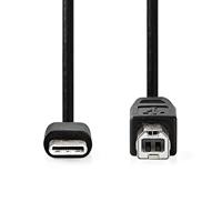 Benel Usb kabel 2m usb-c naar usb-b - thumbnail