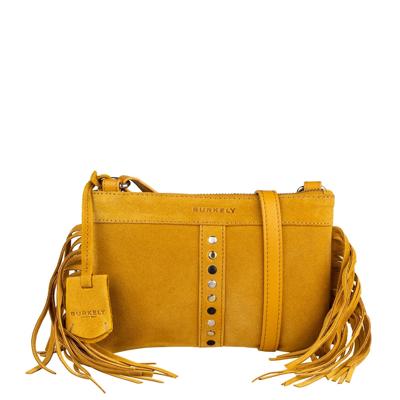 Burkely Season Specials Crossover S Schoudertas Fringe Oker Geel
