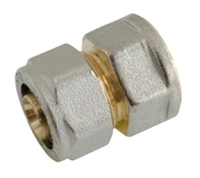 Kirchhoff Messing overgangsstuk, vernikkeld, 16 mm x 1/2"IT, klemkoppeling voor meerlagenbuis - 988903155