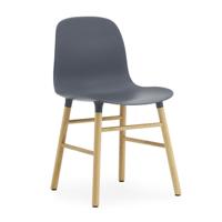 Normann Copenhagen Form eetkamerstoel Blue vierpoot eikenhout - thumbnail