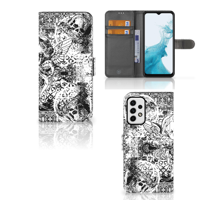 Telefoonhoesje met Naam Samsung Galaxy A23 Skulls Angel - thumbnail