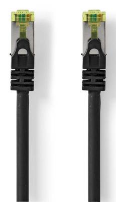 Nedis CAT7 Netwerkkabel | S/FTP | RJ45 Male | RJ45 Male | 20.0 m | Snagless | Rond | LSZH | Zwart | Label - CCGL85420BK200