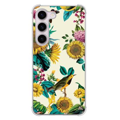 Samsung Galaxy S23 Plus shockproof hoesje - Sunflowers