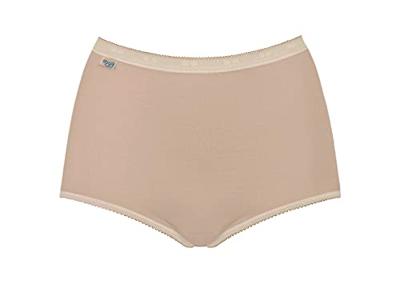 Dames Basic Maxi slip - Taille dames ondergoed katoen - Dames onderbroek