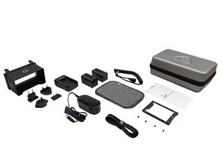 Atomos 5-inch monitor- en recorderaccessoireset met voedingsopties, SSD-caddy, schermbeschermer en zonnekap (versie II)