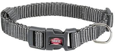 TRIXIE HALSBAND HOND PREMIUM GRAFIET GRIJS 22-35X1 CM TRIXIE HALSBAND HOND PREMIUM GRAFIET GRIJS 22-35X1 CM
