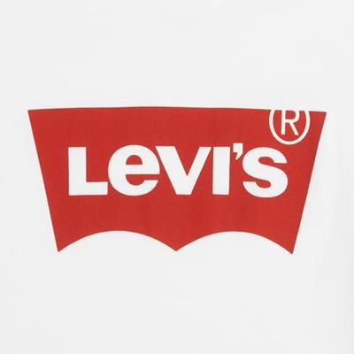 Levi's® Batwing t-shirt met lange mouwen wit