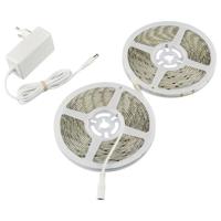 Sygonix SY-6612924 LED-strip complete set Met connectoren (male/female) 12 V/DC 10 m Warmwit 1 stuk(s) - thumbnail