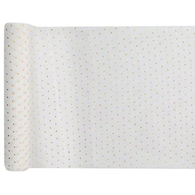 Santex Wit Gouden Tafelloper