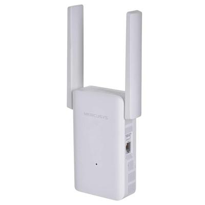 MERCUSYS Wifi-repeater 6 ME70X, Dual Band WiFi AX1800 Mbps, wifi-extender, twee verstelbare high-gain antennes, 1 Gigabit Ethernet-poort, compatibel met alle internetboxen