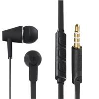 Hama Joy Headset, in-ear, microfoon, platte kabel, zwart - thumbnail