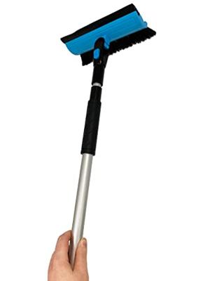 HP Autozubehör Kunststof, Metaal IJskrabber / sneeuwbezem Uittrekbaar (l x b) 122 cm x 22 cm Camper, Van, SUV, Auto, Vrachtwagen, Bus