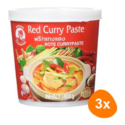 Cock Brand - Rode Currypasta - 3x 400g