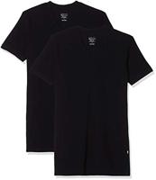 Claesens T-shirt V-hals stretch 2-Pack zwart - thumbnail