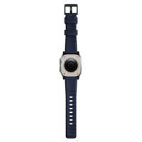 Nomad Rugged Strap Apple Watch (Ultra) 42mm / 44mm / 45mm / 49mm Atlantic Blue Connector Black - thumbnail