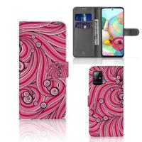 Samsung Galaxy A71 Hoesje Swirl Pink - thumbnail