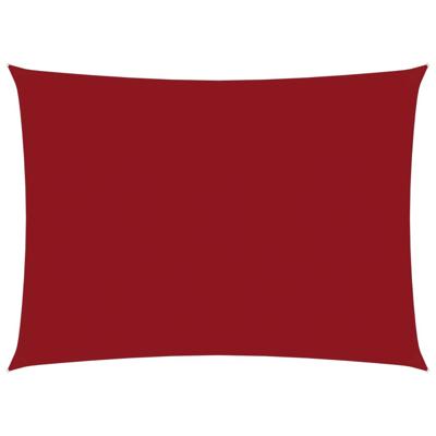 Zonnescherm rechthoekig 2x4 m oxford stof rood Zonnescherm rechthoekig 2x4 m oxford stof rood