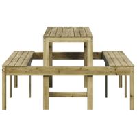Picknicktafel 160x134x75 cm gempregneerd grenenhout - thumbnail