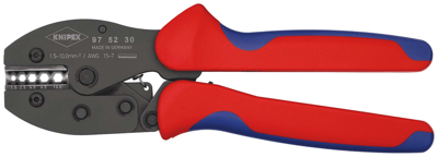 Knipex Vierdoorn crimptang | Voor DT-contacten | Lengte 230 mm - 97 52 30 SB Knipex Vierdoorn crimptang | Voor DT-contacten | Lengte 230 mm - 97 52 30 SB
