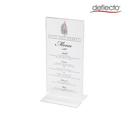 Deflecto folderhouder T-voet portrait, ft 1/3 A4 Deflecto folderhouder T-voet portrait, ft 1/3 A4