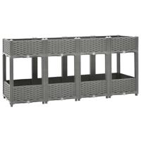 Plantenbak verhoogd 160x40x71 cm polypropeen - thumbnail