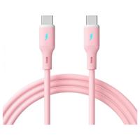 Akyga AK-USB-66 USB-kabel USB-C stekker, USB-C stekker 1 m Roze - thumbnail