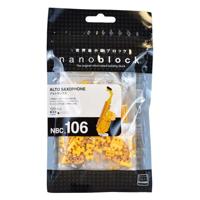 Nano Block Bouwset Saxofoon - 120st. - thumbnail
