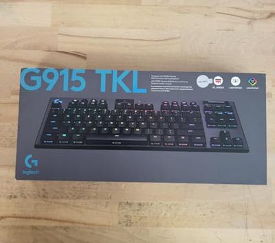 Logitech G915 TKL LIGHTSPEED Wireless RGB Mechanical Gaming Keyboard gaming toetsenbord - thumbnail