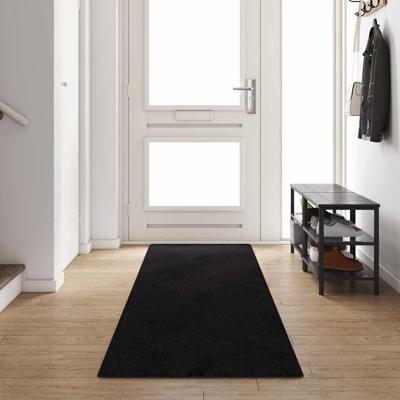 Tapijt Loper Zwart 80 x 400 cm 100% Polypropylene Tuft