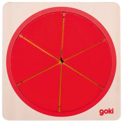 Goki houten lagenpuzzel cirkel, 21st. Goki houten lagenpuzzel cirkel, 21st.